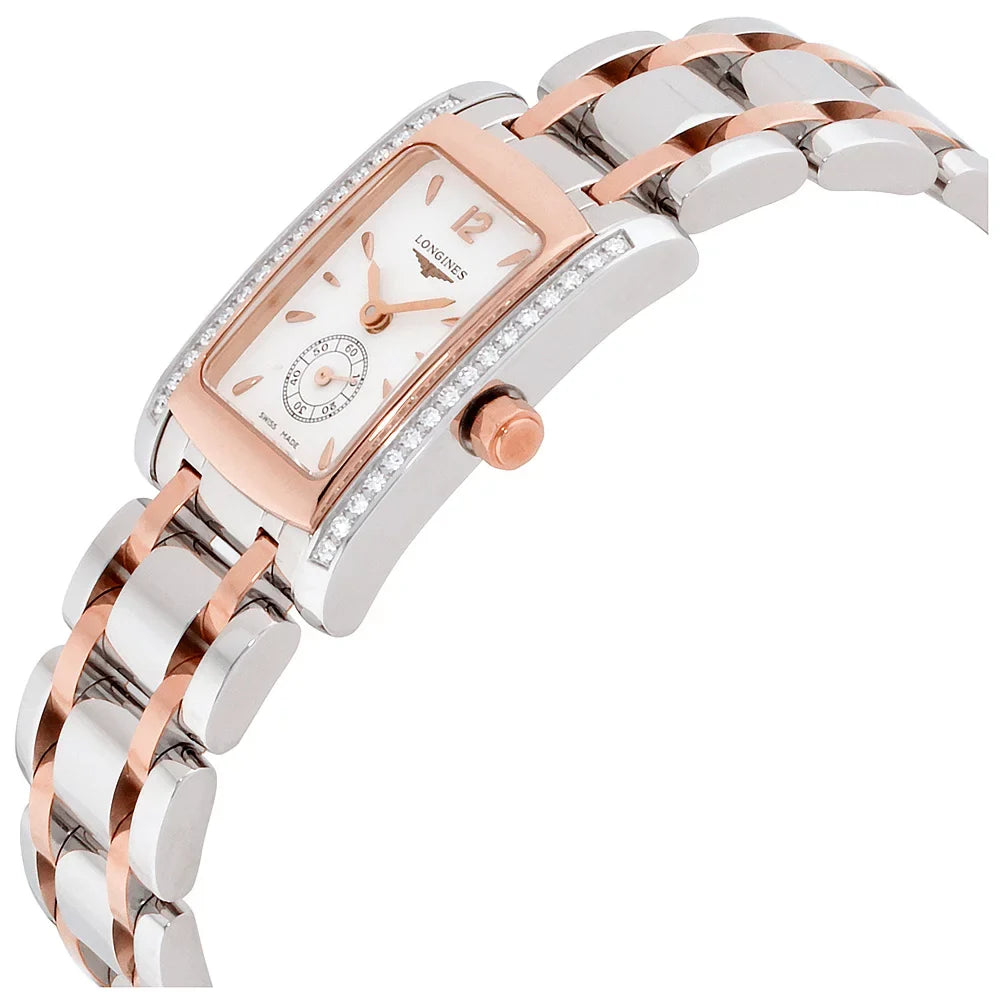 Watch Ladies Dial White Longines DolceVita Steel L51555197 Stainless