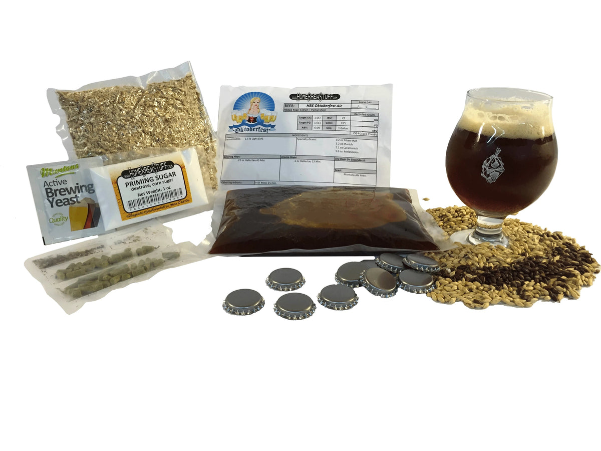 Oktoberfest Feier Ziet Mash) Recipe Table 1 Ale Gallon Nano-Brew Top (Partial