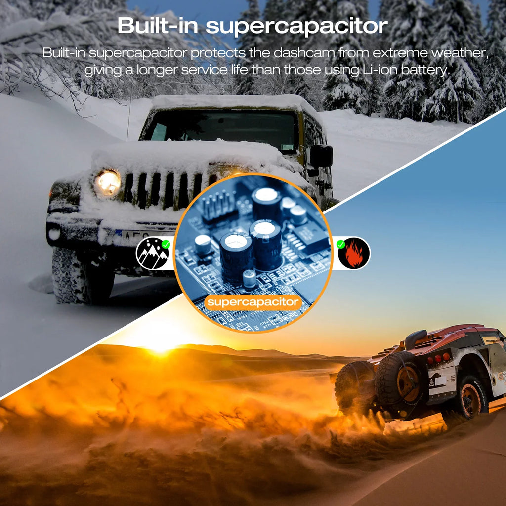 4K 2K+1080P+1080P with Rear 170°Wide Channel and Car Vision, Inside, Triple Dash WDR, Parking Cam Dash Angle, Inside, Monitor Camera Night 4K+1080P and Front 3 Camera IR Front