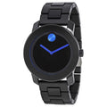 Watch Stainless 3600099 TR90/Polyurethane Bold Movado 42 Dial mm Mens Steel Black