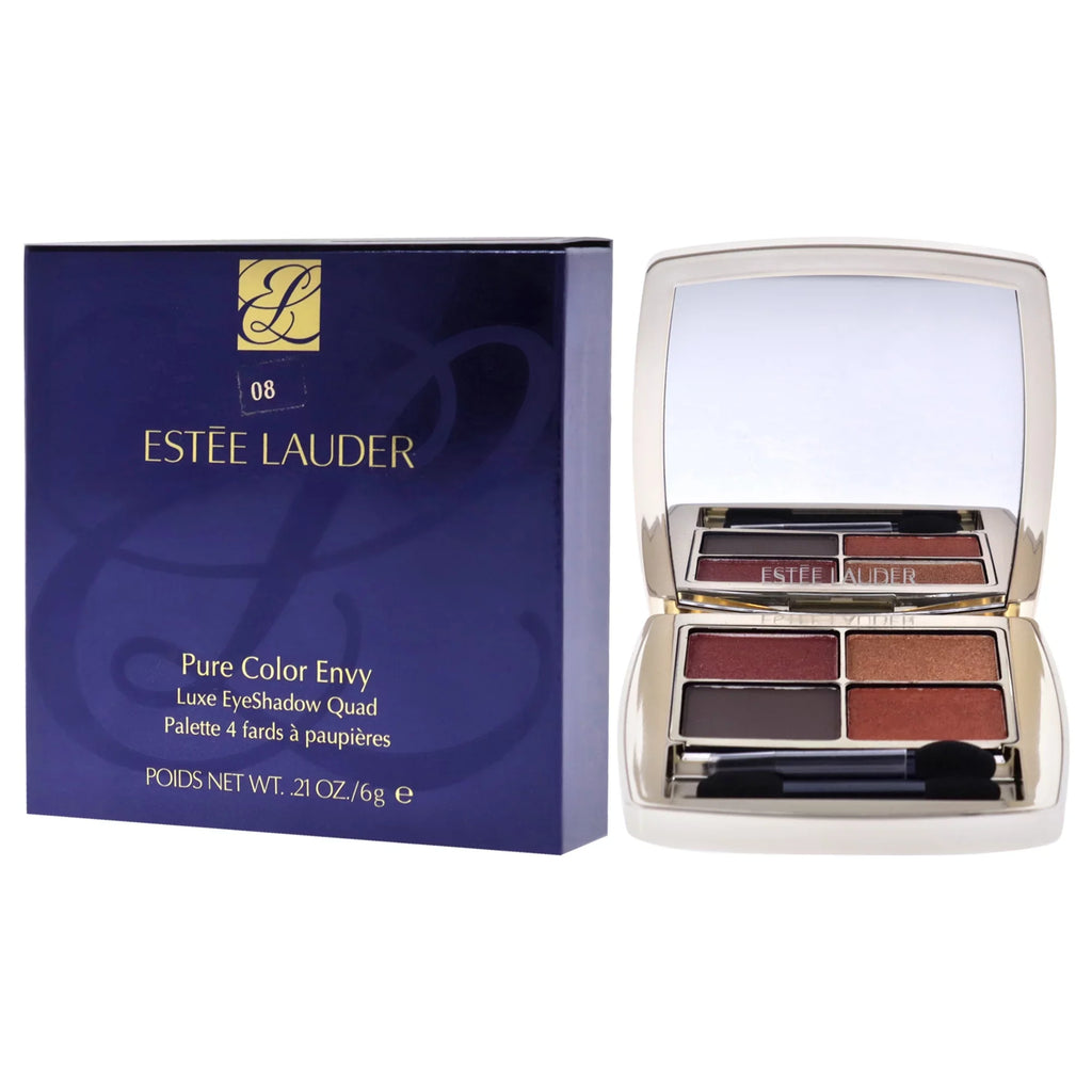 , Luxe Envy Color Quad 0.21 Earth Eyeshadow oz - Pure 08 Lauder Shadow Wild Eye Estee