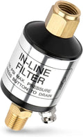 Tool Line Compressor Outlet Black | Protect Optimize Accessory | Water and 1/4" Air 30253A Tools Oil for and | Pneumatic NEIKO of Lifespan NPT Air Performance, and Air 150 | Inlet Separator | PSI