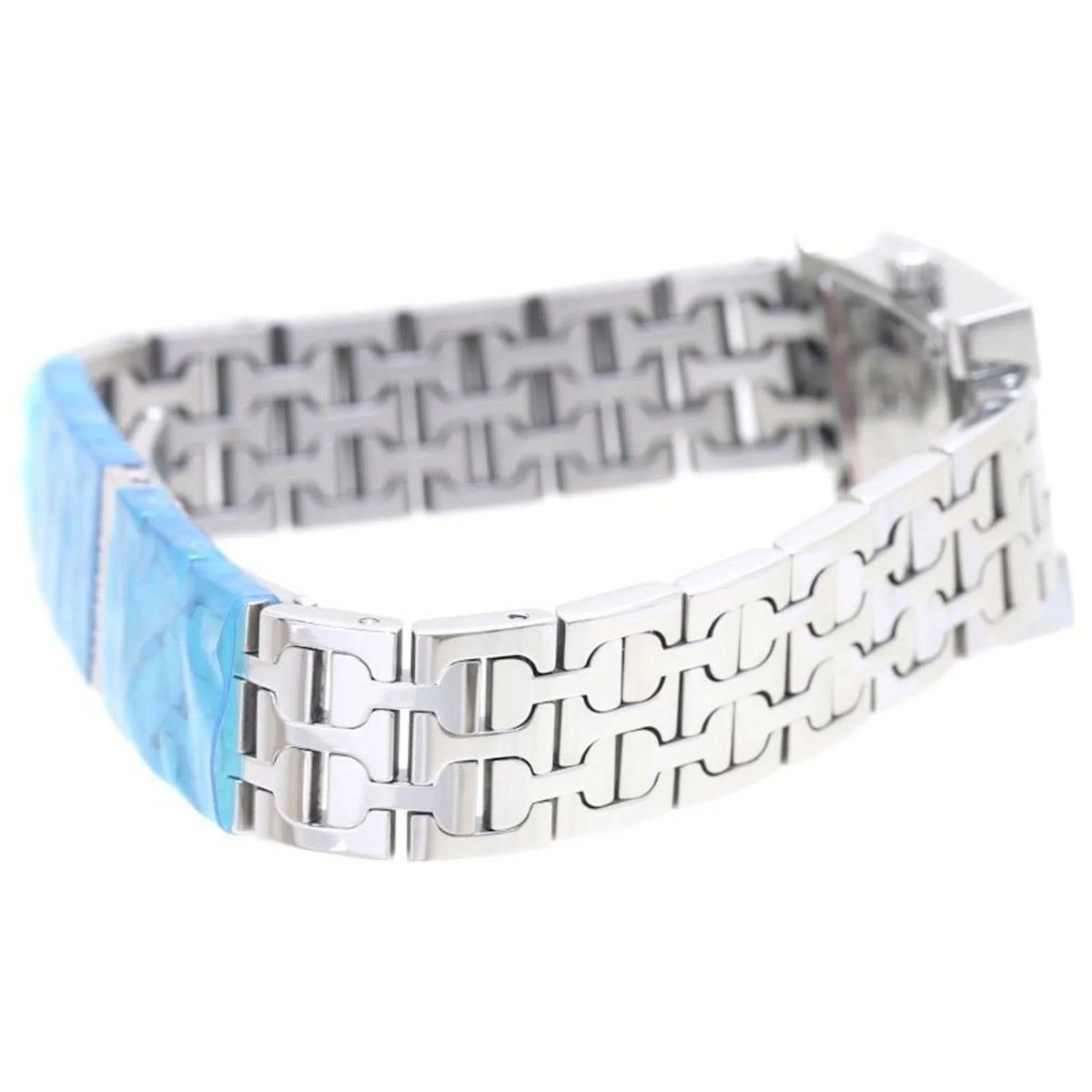 Stainless HH1.110.260 Mini H 39260 4835 141002W100 HERMES Watch Ladies Steel Pre-Owned (Good)
