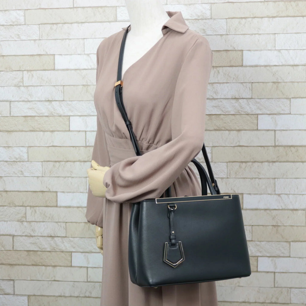 Pre-Owned Bag (Good) Shoulder Toujour Handbag FENDI Black Ladies
