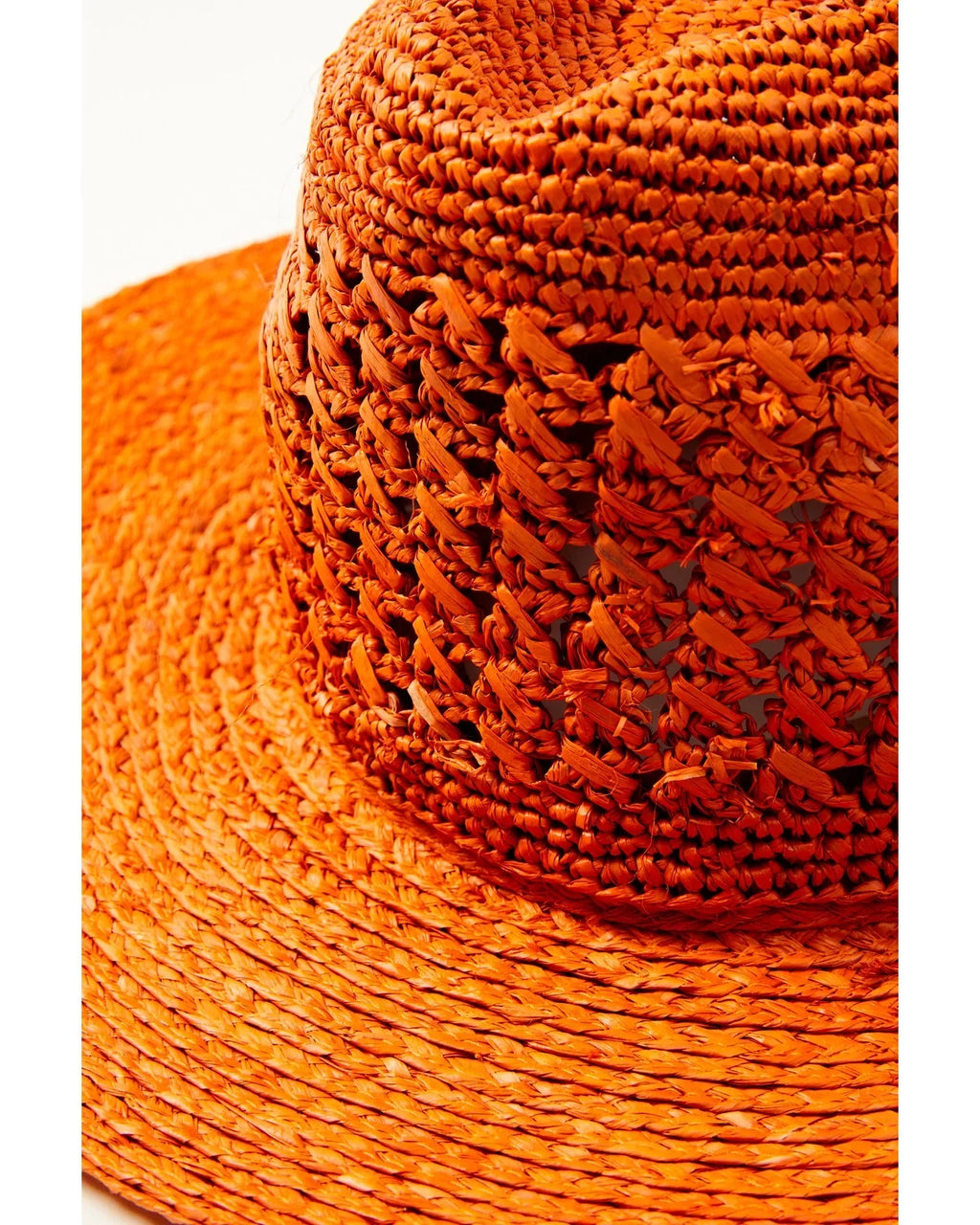 Rust Fedora Size One Women's Straw Shyanne Vented Copper