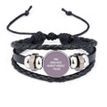 Healing Bracelet Rope Barricades Wristband Leather Famous Woven Qoutes People Himself Braided Aganist