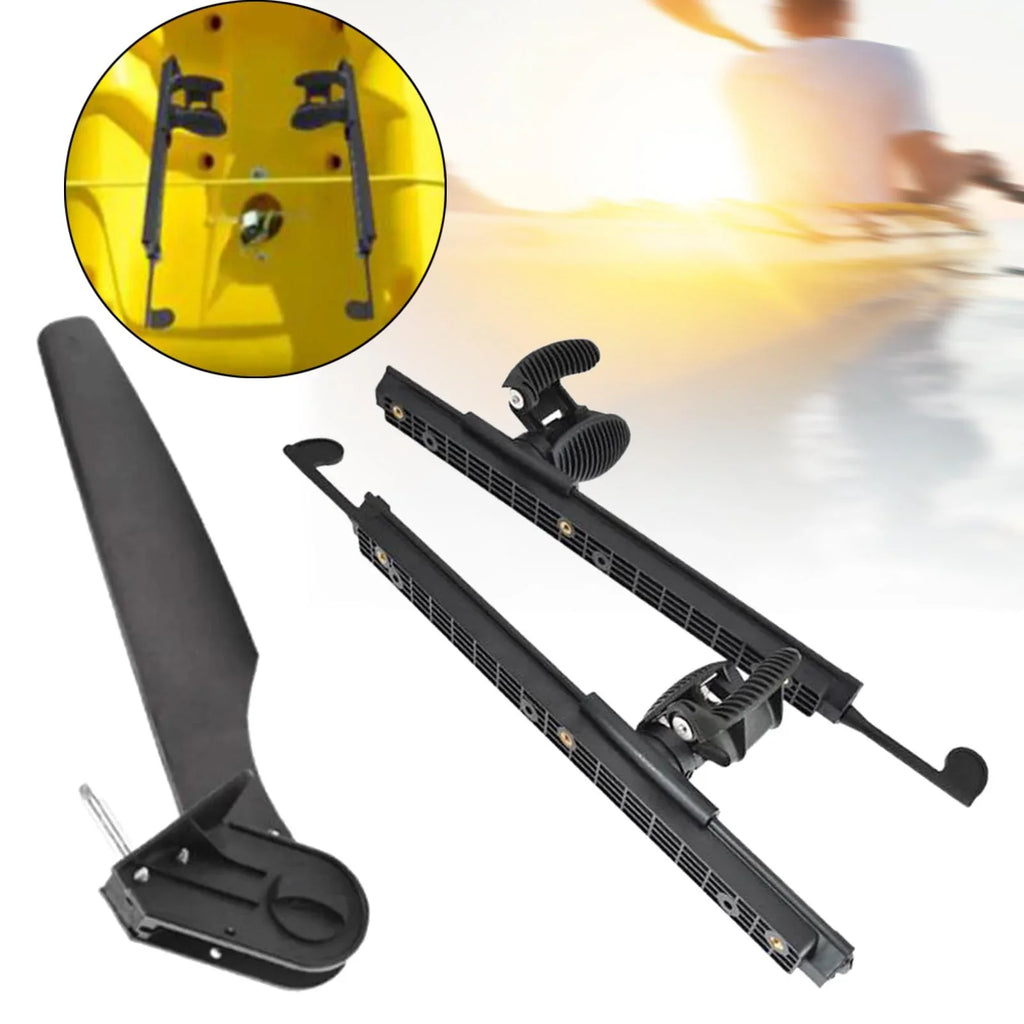 for Kayak with Kayak Fishing Tail Rudder Foot BAOSITY Watercraft Canoeing Brace Boat Pedals Accessories Pegs Foot Marine Boat Rudder