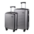20/24 Inch Suitcase Luggage & with Grey Front Set, 65L,Dark 2 Piece Pocket TSA Lightweight + Expandle, Lock 37~41L Inch Hardshell 20 Spinner 24 with Laptop 20 Only Wheels, & ABS+PC
