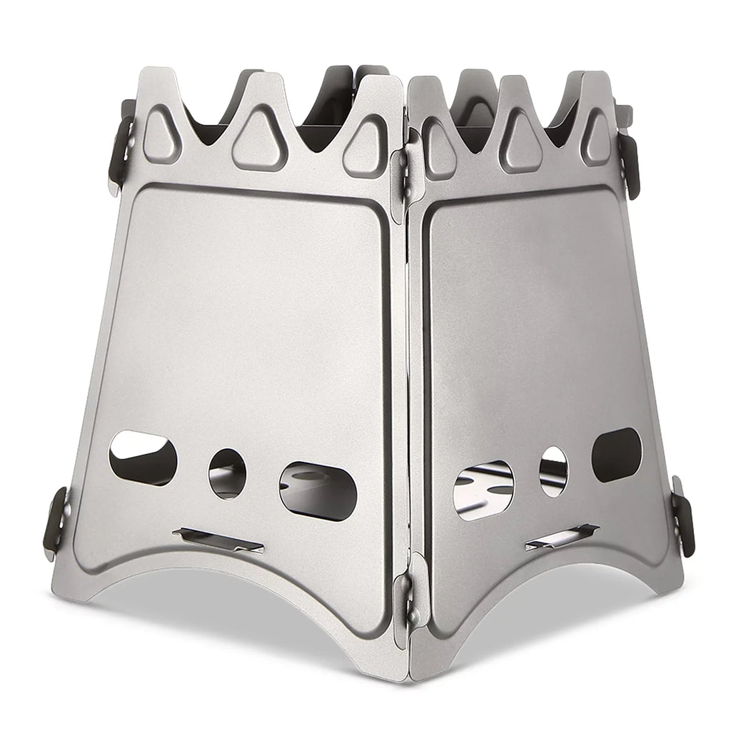 Ideal Folding - Compact Camping, Picnicking Cooking, Stove and Wood for Lixada