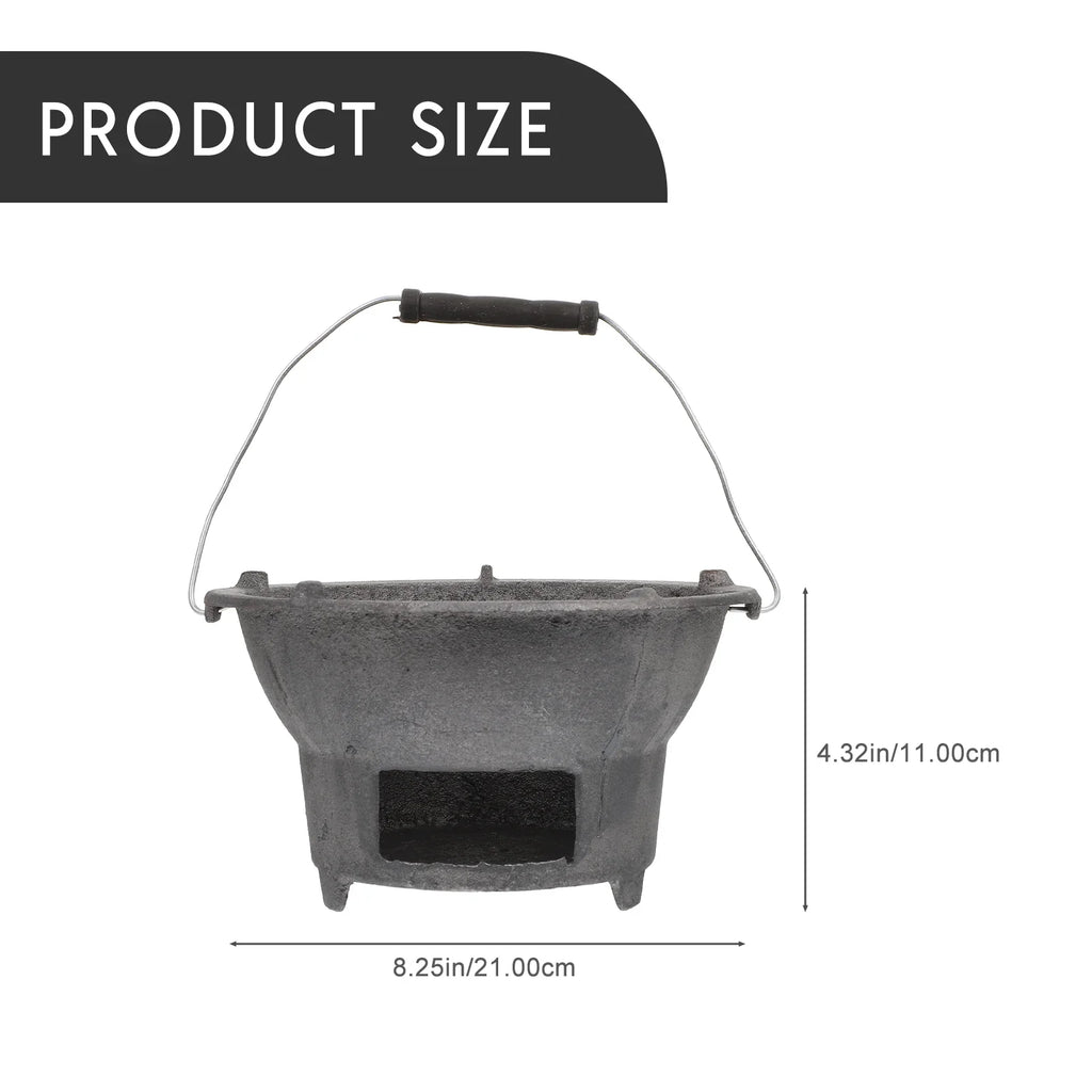 Cast Stove Barbecue Outdoor Charcoal Barbecue BBQ Camping Stove Tool Iron