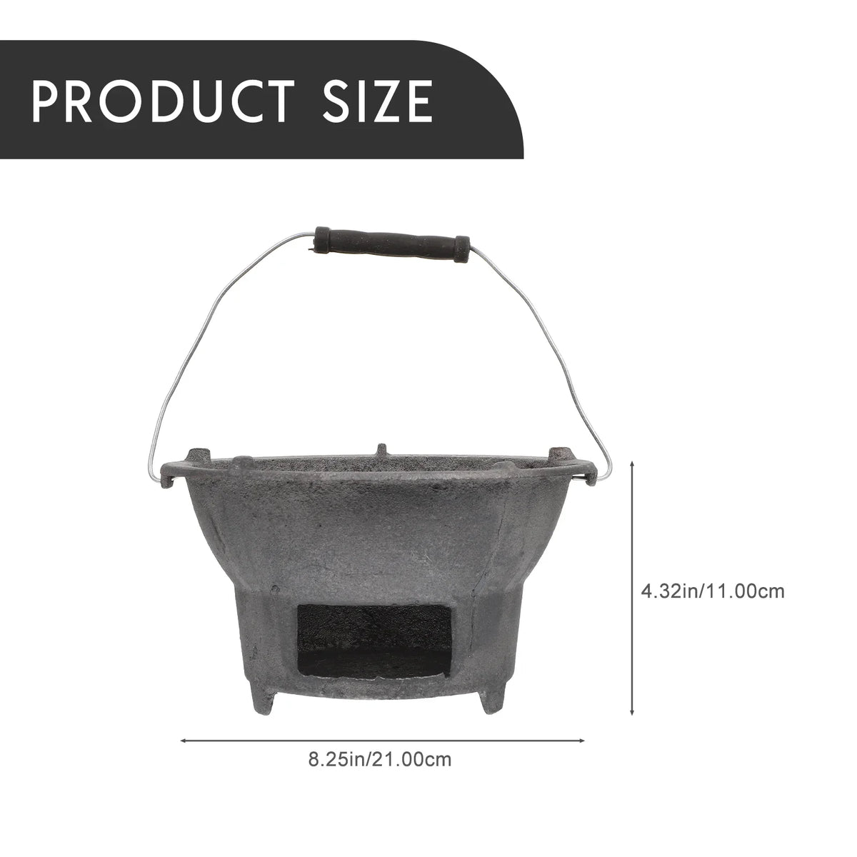 Cast Stove Barbecue Outdoor Charcoal Barbecue BBQ Camping Stove Tool Iron