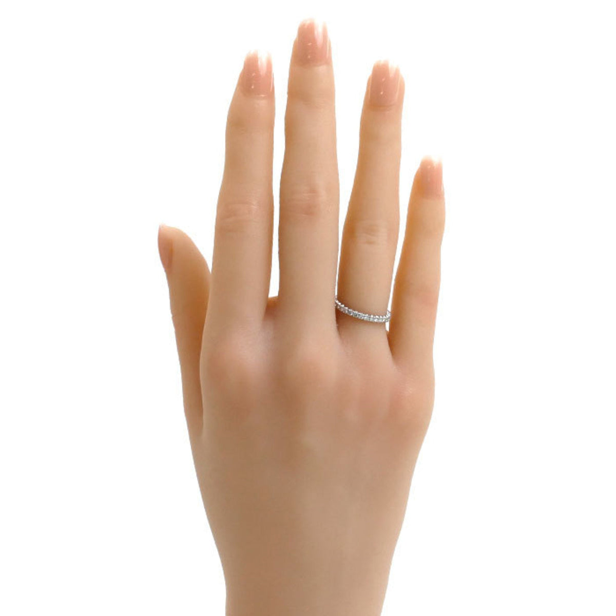 B4077946 K18WG Full Size Cartier Gold 46 (Good) Ring 1.6g 6 Etincelle Pre-Owned Eternity Women's CARTIER de White