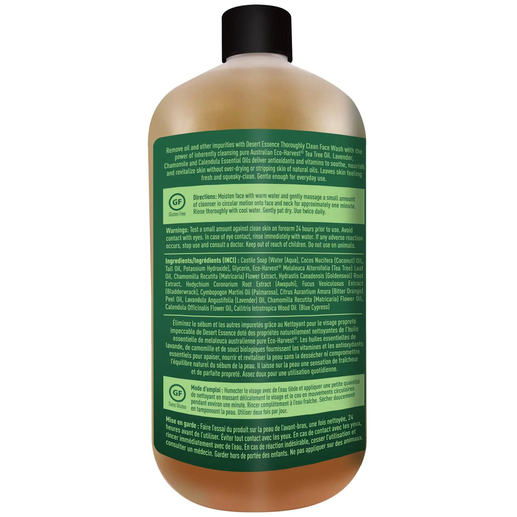 Tree Wash 2) & Tea Oil, Fl Desert (Pack Of With Face Clean Essence, Hydrating Non-Drying, Oz Thoroughly 32