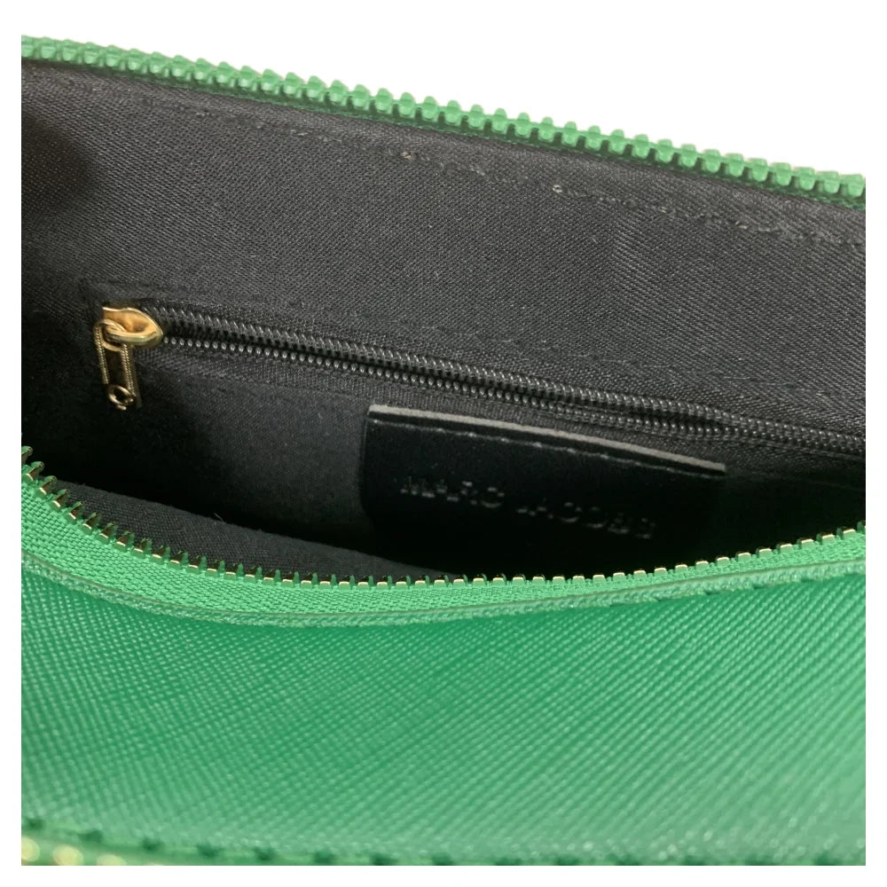 Leather Logo Bag Strap Women's body Cross Snapshot Chain with Black