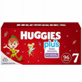Count) Diapers 7, (96 Sizes Plus Huggies