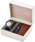 Idealist Watch Women's Blue Fossil Fashion Leather ES4248SET Quartz Analog
