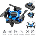 for Drone Drones Kids, Flip Headless RC Hovering Suitable HD One RC Camera Toys 360° Foldable Key Land Aircraft Beginners for Gift Mini Auto K04 Quadcopter