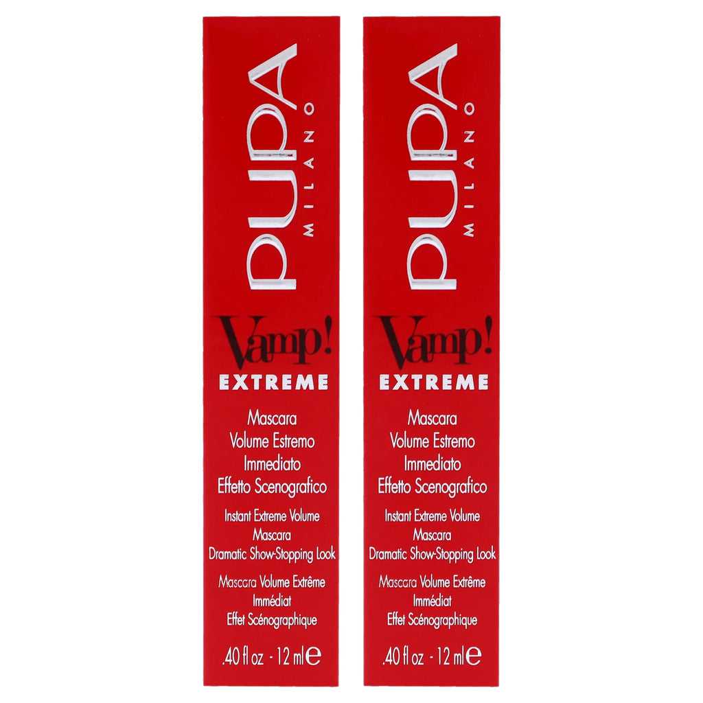 Extra of Pupa 2 Mascara Milano Pack oz Vamp! Mascara - 0.4 - 010 Extreme Black -