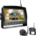 Monitor Long with Dual Operation Rear Button RV System Touch AHD 7” Camper View Motorhome Cam Xroose Range Truck Wireless DVR Signal CM2 for 1080P Side with Trailer Digital Rearview Camera Backup