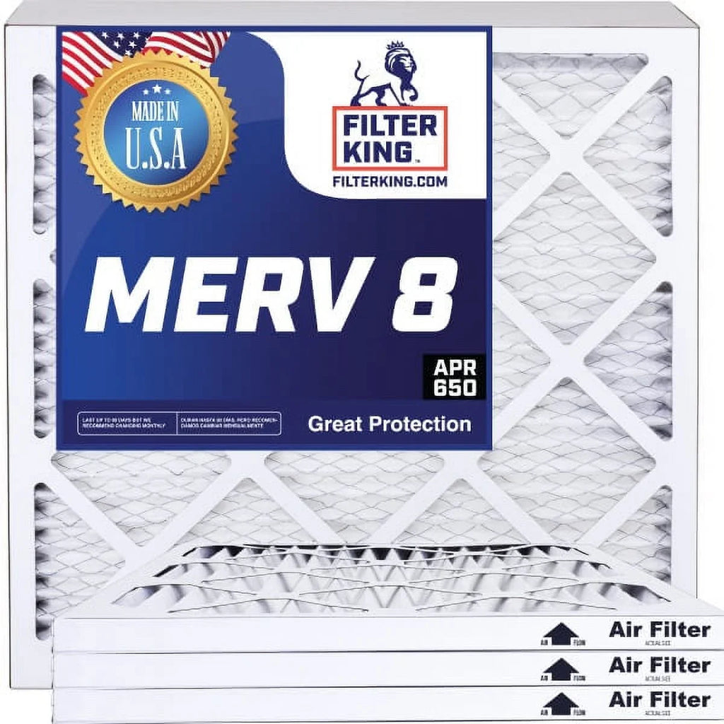 | Filters | x 63 MADE USA HVAC | .75" 8 Filter IN MERV Furnace x Pleated Air Size: A/C 35x63x1 King | 4-PACK 35 Actual Filter