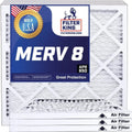 | Filters | x 63 MADE USA HVAC | .75" 8 Filter IN MERV Furnace x Pleated Air Size: A/C 35x63x1 King | 4-PACK 35 Actual Filter
