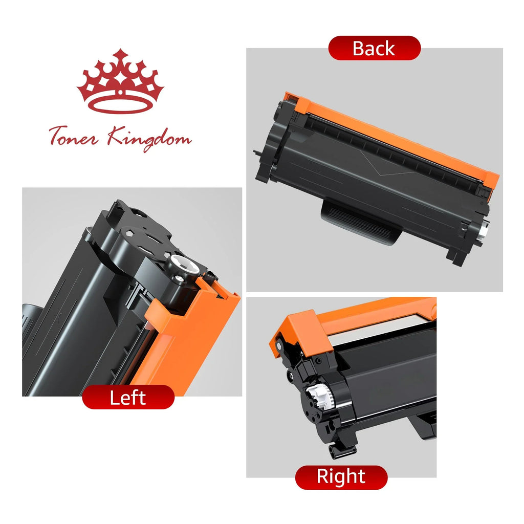 DR-820 2x Cartridge Toner Printers, | Kingdom MFC-L5900DW Replacement HL-L6200DWT with Toner HL-L6200DW black, MFC-L5800DW + Toner&Drum TN-850 [4x by DCP-L5500DN Use MFC-L5900DW Sold Drum]Compatible