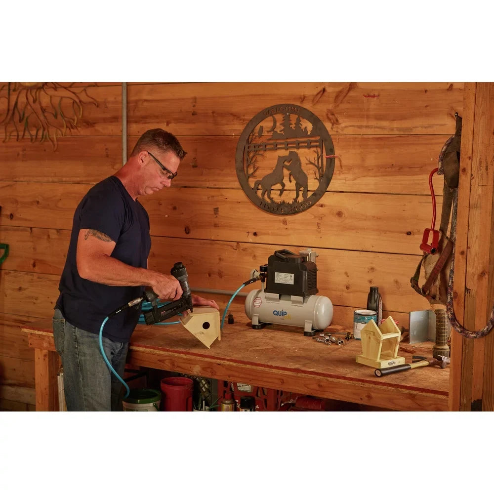 Compressor Gallon Hotdog 1/3 2 Quipall HP 2-.33 Oil-Free Air