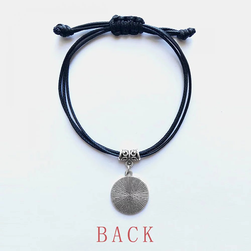 Leather Of Bracelet Jewelry Triumphal Arch Wristband Black Rope Paris Best