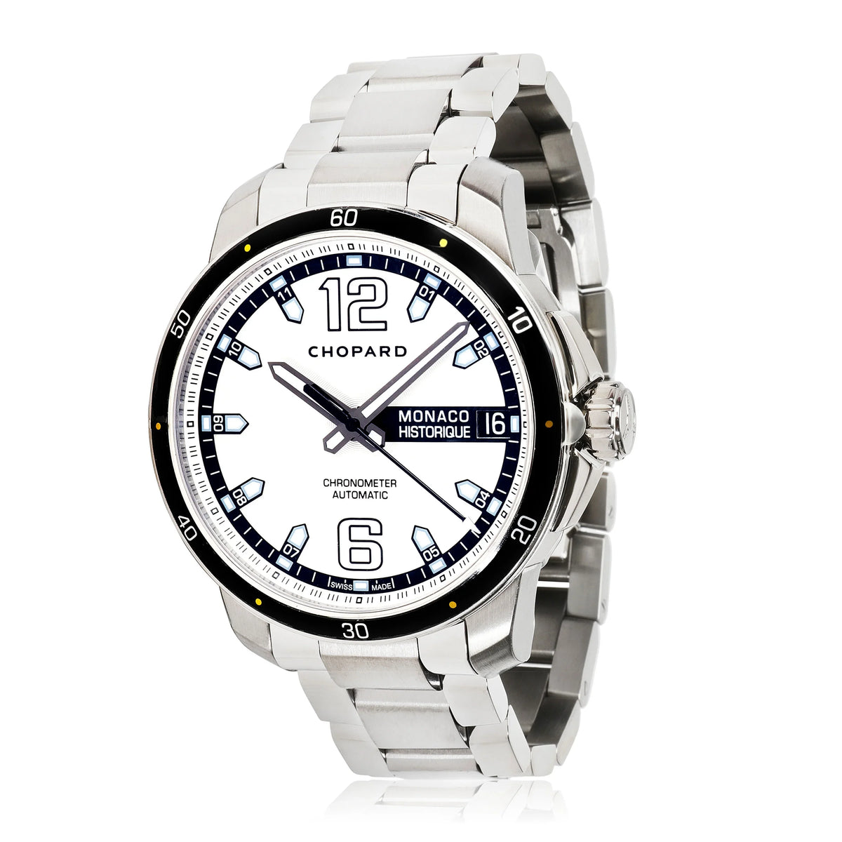 Pre-Owned Men's Watch SS/Titanium Monaco 158568-3003 Chopard in Historique