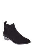Suede Chelsea Suede Bootie Kelly Black - Crew