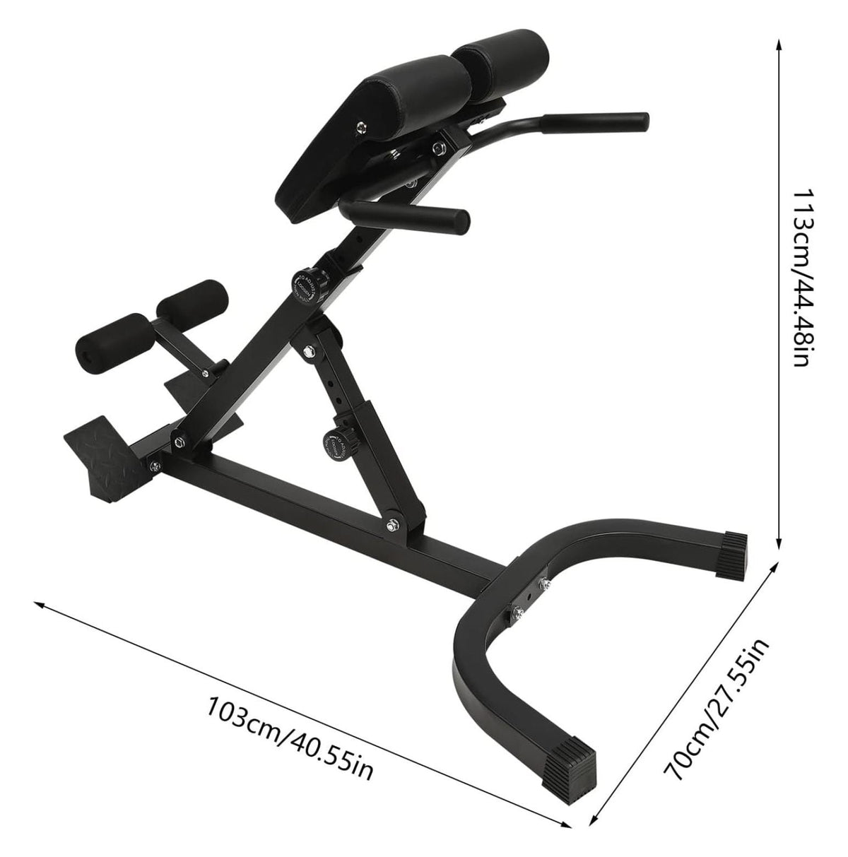 Workout Bench Bench, Back, Multi-functional Height with Chair and Back Adjustable Hyperextension Extension