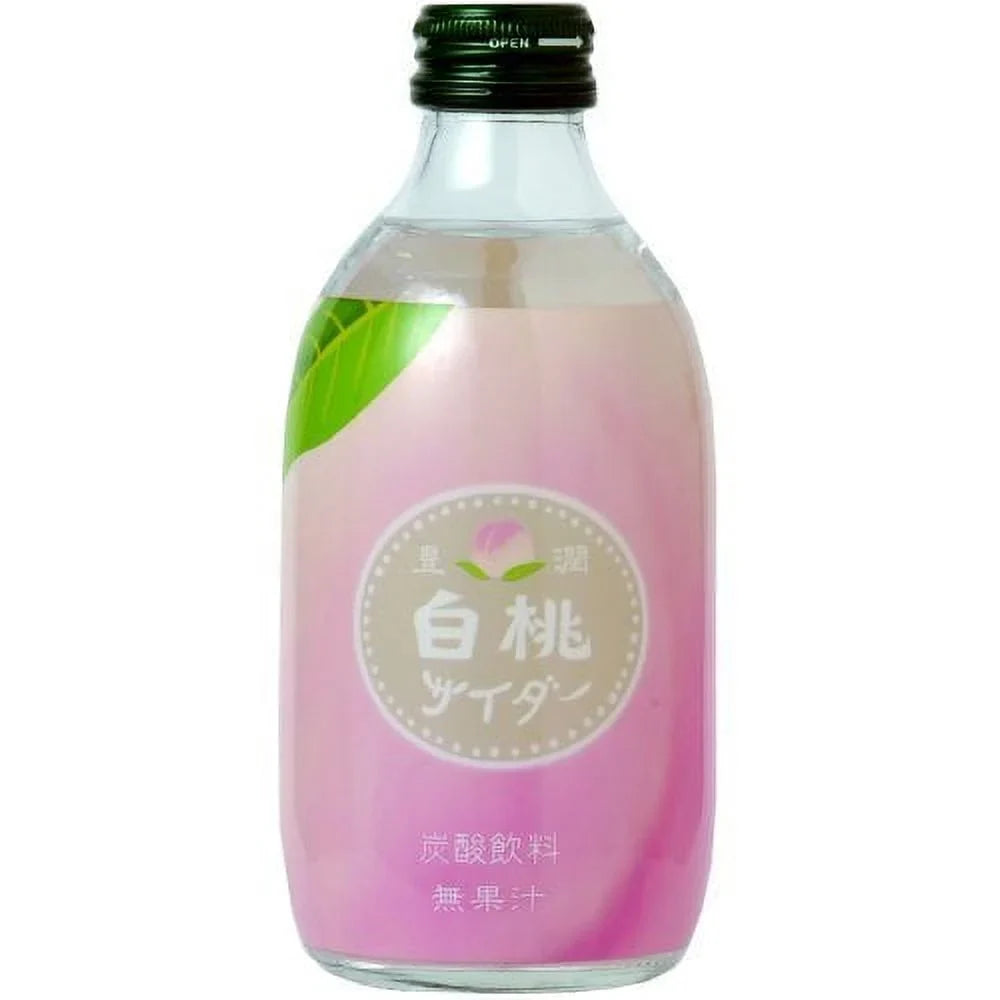'- (Pack 5) (300Ml) Oz. Soda Of Hojyun White Product Cider Peach Japan. 10 Of Japanese