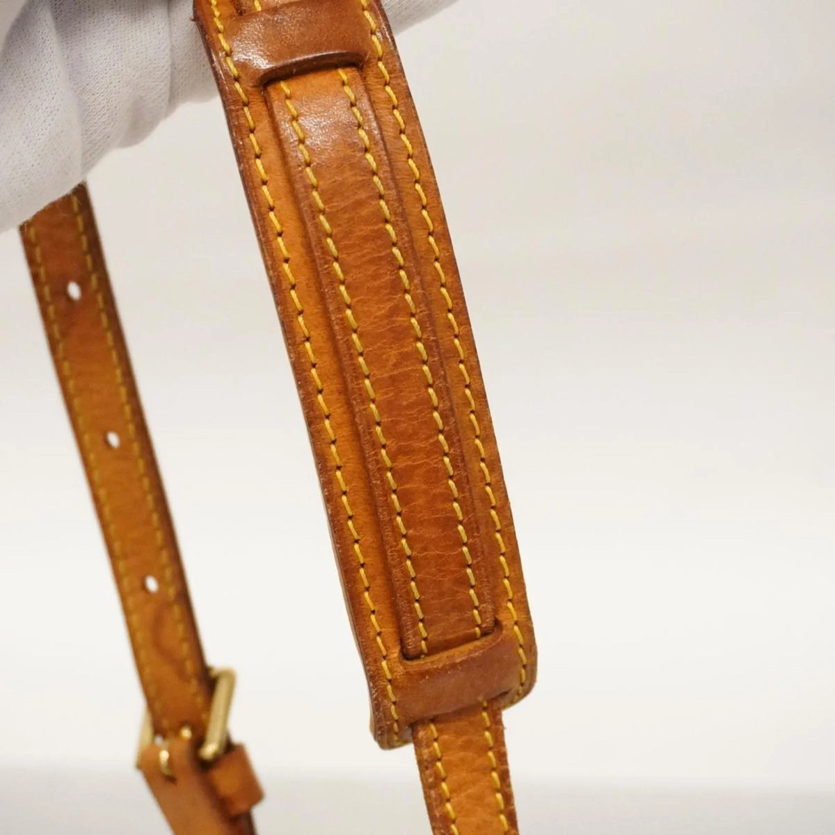 Louis (Good) MM Pre-Owned Vuitton Shoulder Jeune Brown M51226 Monogram Fille Bag Ladies