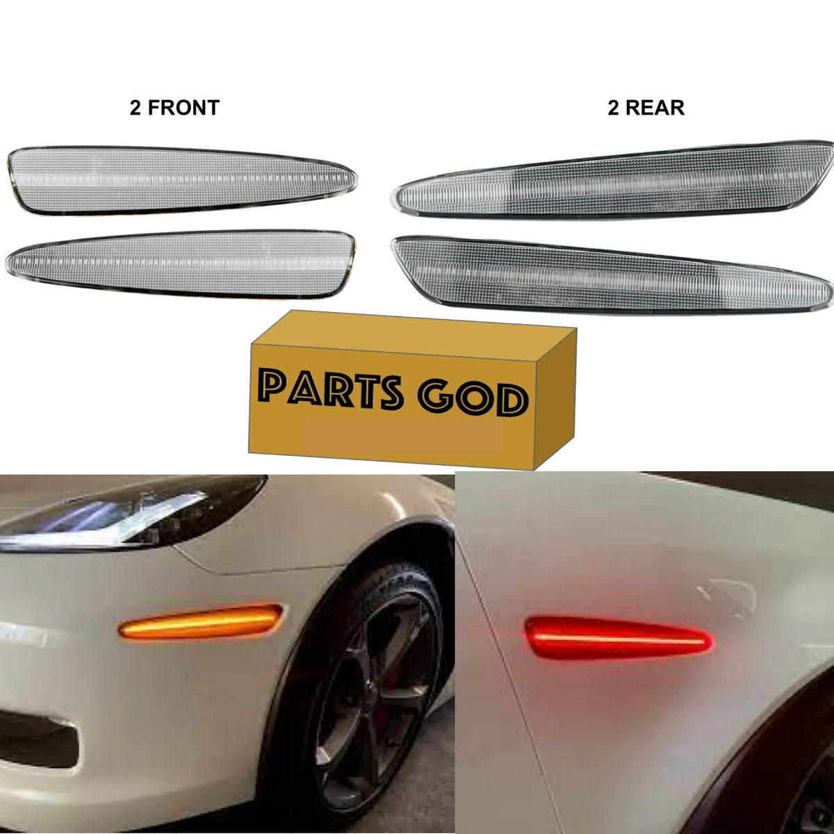 LED Markers Side Corvette Corner Lights C6