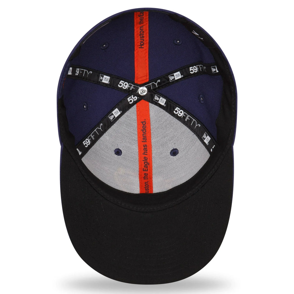 Connect New Profile Fitted Houston Low 2022 Navy 59FIFTY Hat Astros City Era Men's