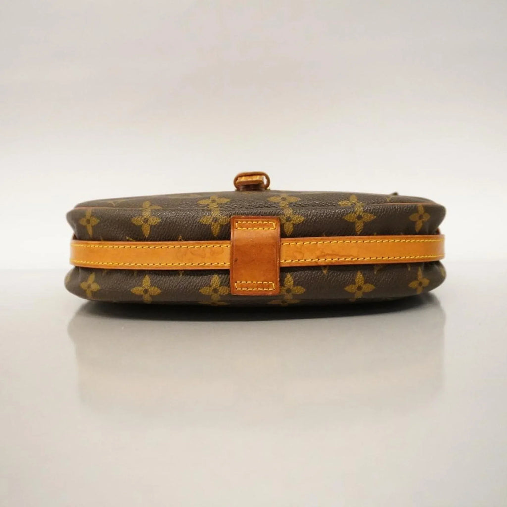 Louis (Good) MM Pre-Owned Vuitton Shoulder Jeune Brown M51226 Monogram Fille Bag Ladies