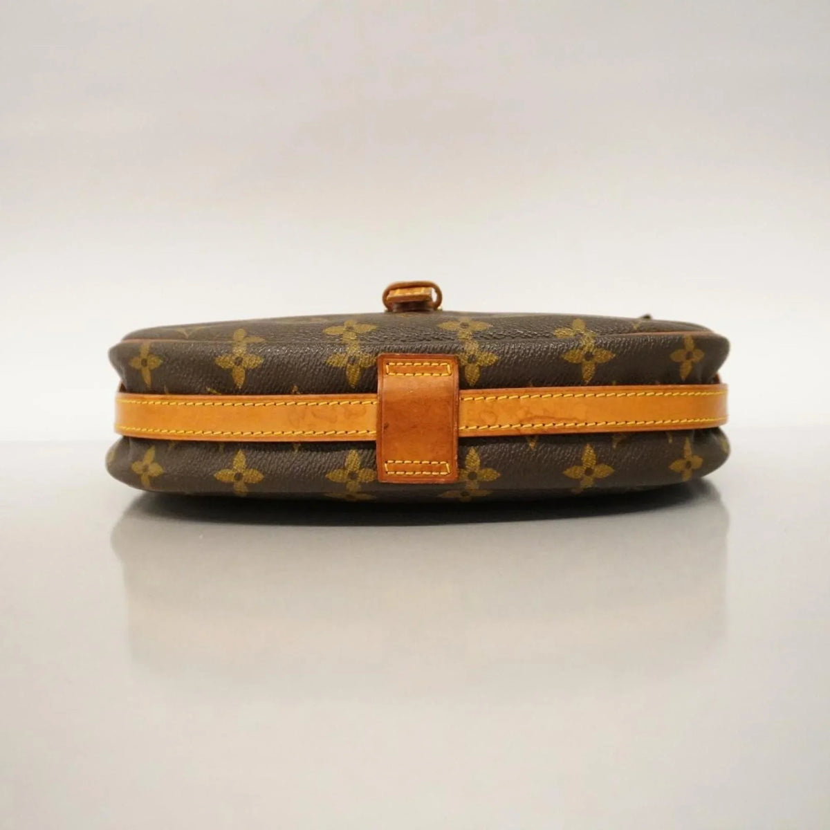 Louis (Good) MM Pre-Owned Vuitton Shoulder Jeune Brown M51226 Monogram Fille Bag Ladies