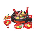 Girls Barbecue for Grill Cooking shamjina 27 Pieces Toy BBQ Kitchen Playset Kids Boys