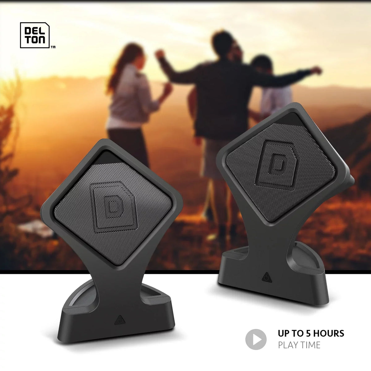 HD Pack), Bluetooth Wireless and Bass True Speaker, Dynamic Sound Portable Delton Mic with Speaker (Twin
