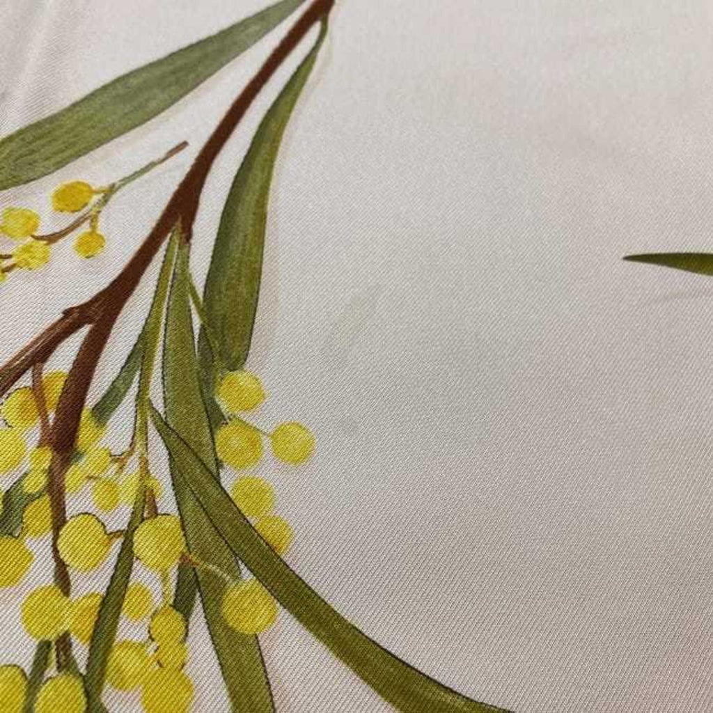Silk Accessories Pre-Owned Scarf Ferragamo Flower Salvatore (Good) 100% Fashion Pink Yellow Women's