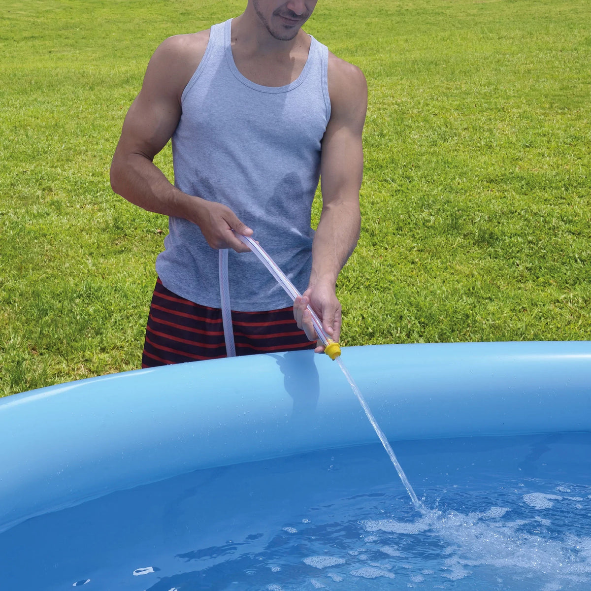 Prompt 10' Pump w/Clean Filter Pool Set JLeisure x 30" Inflatable Plus