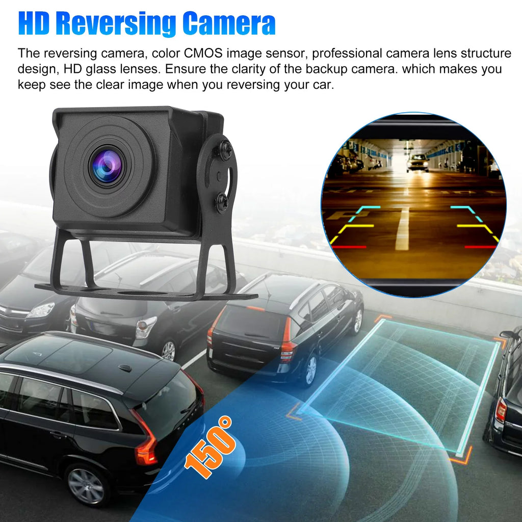 Backup View Kit with Camera Waterproof Kit, 1080P Vision, TSV Reverse Monitor Rear Camera Monitor Night