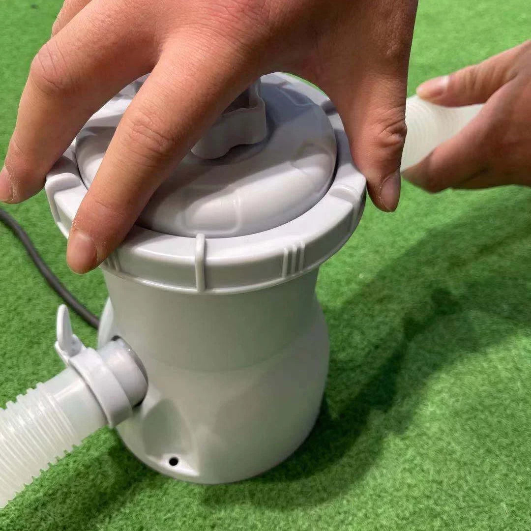 Prompt 10' Pump w/Clean Filter Pool Set JLeisure x 30" Inflatable Plus