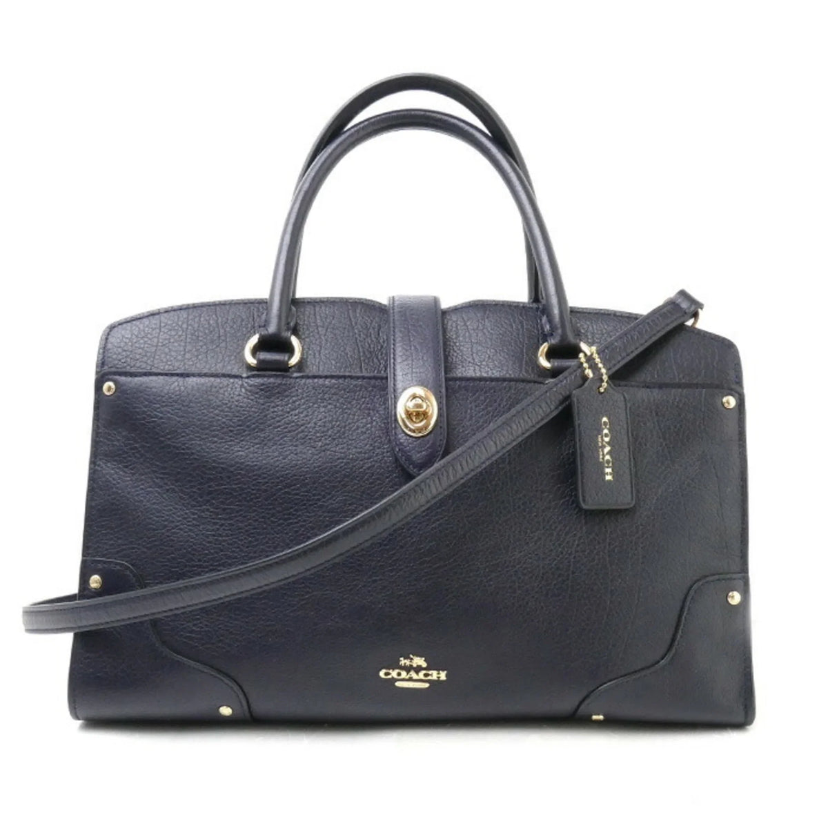 Mercer Pre-Owned 37575 Bag (Good) Shoulder Navy 2Way Women's Satchel COACH 30