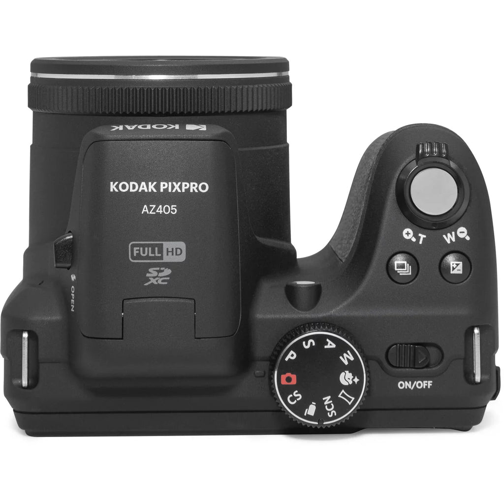PIXPRO Battery Kodak Case + Digital Camera (Black) Kit AZ405 -64GB + Extra +Tripod