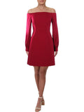 Women's Jill Dress (0, Cocktail Stuart Wineberry) Off-The-Shoulder Jill