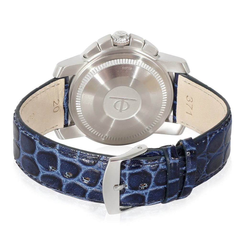 Mercier Pre-Owned 65366 Chrono & Stainless Baume Steel Capeland in Watch Men's