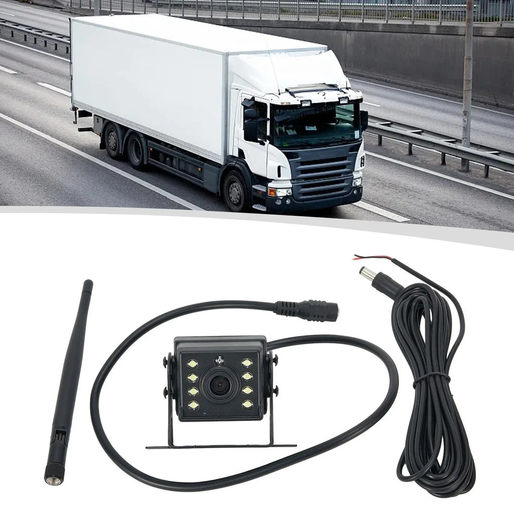 Rear Reversing Bus shockproof WIFI RV View Camper Camera Wireless Truck Trailer