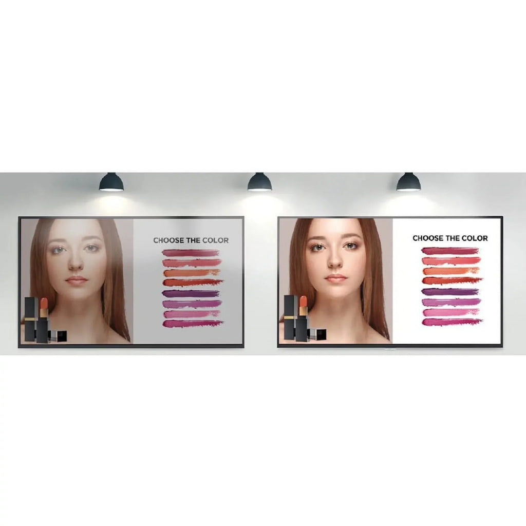 (3) HDMI UHD, LFD 43"