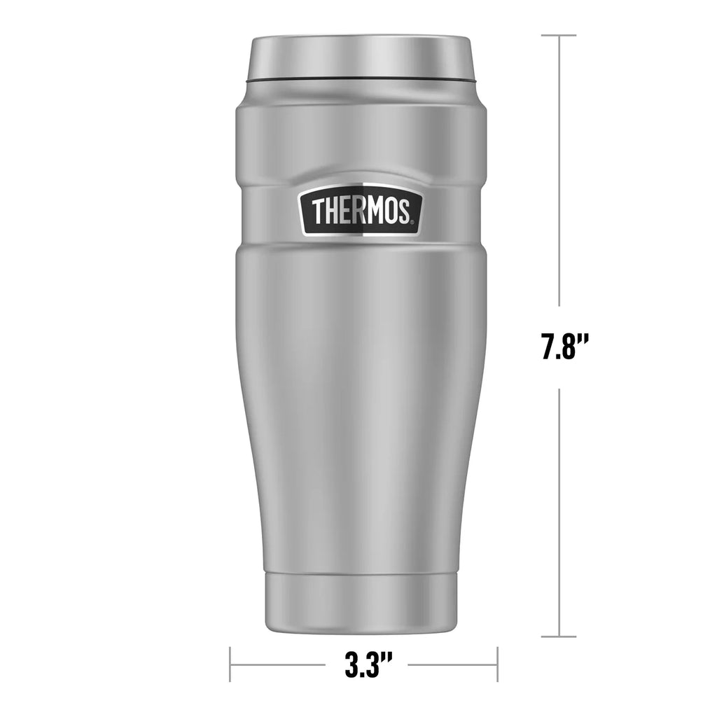 STAINLESS Neon Vacuum insulated Double 16oz Cmyk Travel Jurassic Stainless Steel KING Tumbler, Wall, Scales World THERMOS &